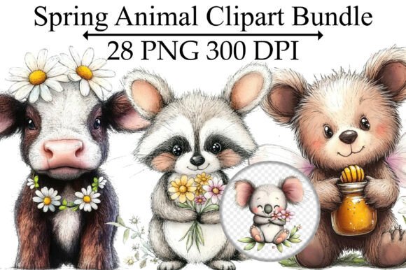 Bring Your Spring Projects to Life: A Guide to the Spring Animal Clipart Bundle
