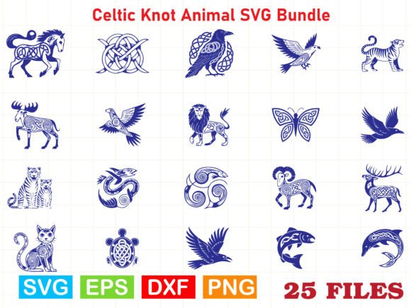 Celtic Knot Animal SVG Bundle: Timeless Artistry for Modern Projects