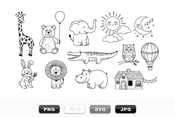 Charming Safari Clipart: A Complete Creative Toolkit