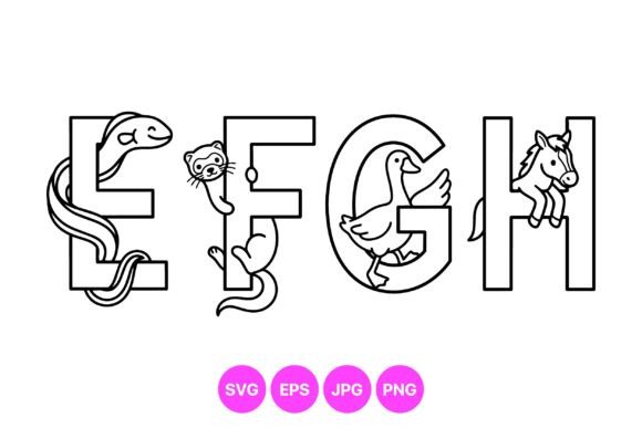 Creative Uses for Animal Alphabet Letter Clipart