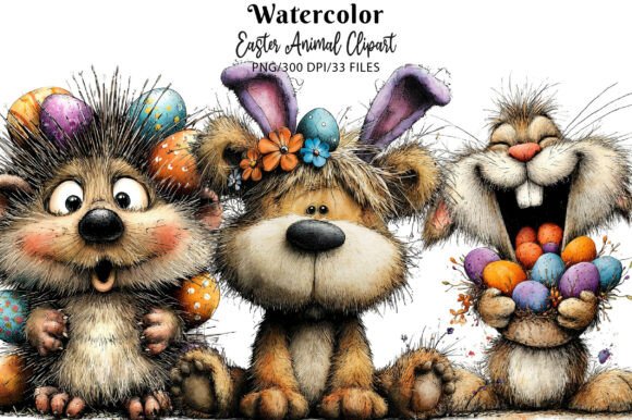 Easter Animal Clipart: Designing with Whimsical Charm