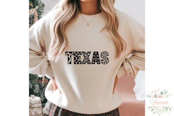 TEXAS Animal Print Letters: A Bold Clipart Collection