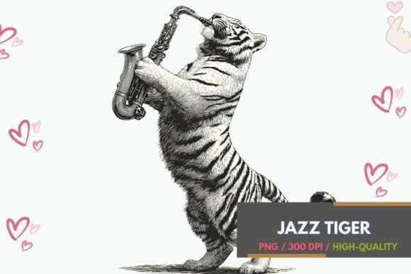 Unleash Creative Energy with a Vintage Sax Tiger