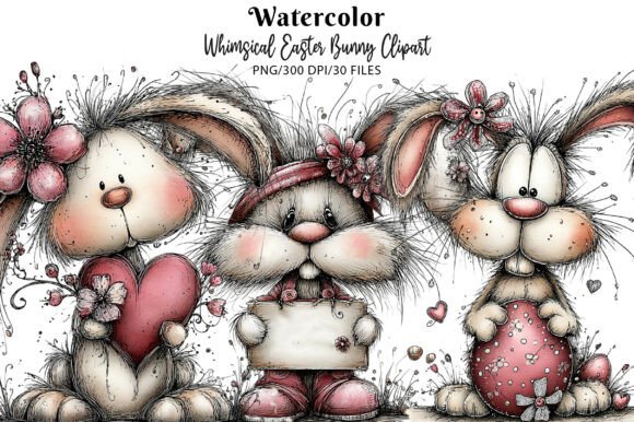 Whimsical Easter Bunny Clipart: A Designer’s Spring Toolkit