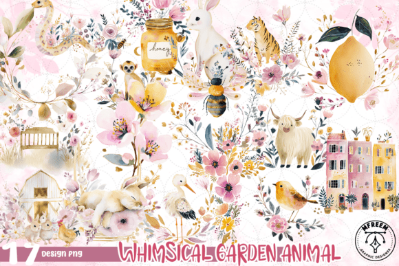Whimsical Garden Animal PNG: Your Design Secret Weapon