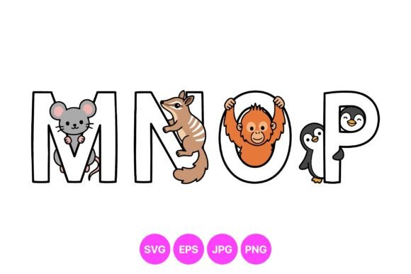 Whimsical Type: Integrating Cute Animal Alphabet Letters